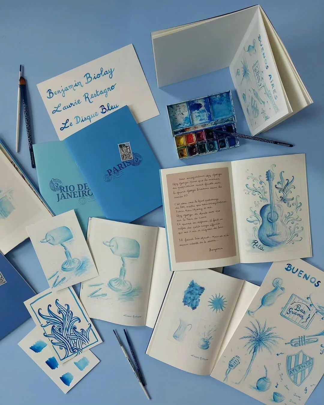 Benjamin Biolay – Le Disque Bleu – Carnets de voyage