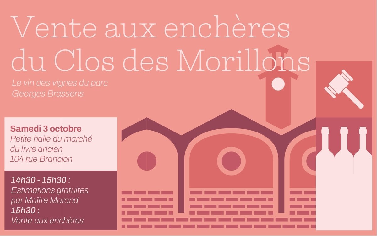 À l'occasion des Journées Brassens 2026, les amateurs de vin ont également rendez-vous le samedi 3 octobre pour la traditionnelle vente aux enchères solidaire du Clos des Morillons